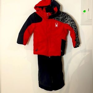 Spyder snow suit set.